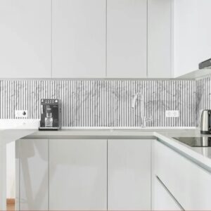 italian white slat wall
